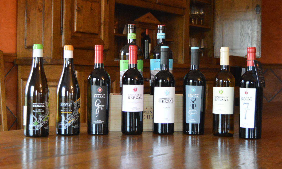 Gama completa vinos Dominio de Berzal